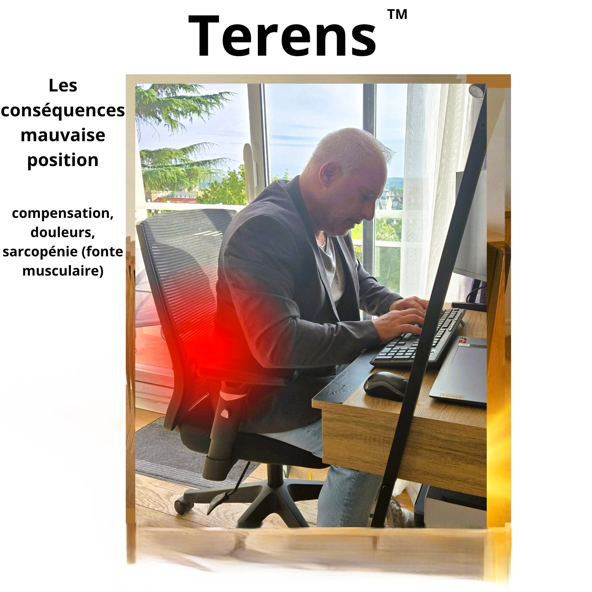 Terens™ - Coussin Ergonomique d'assise
